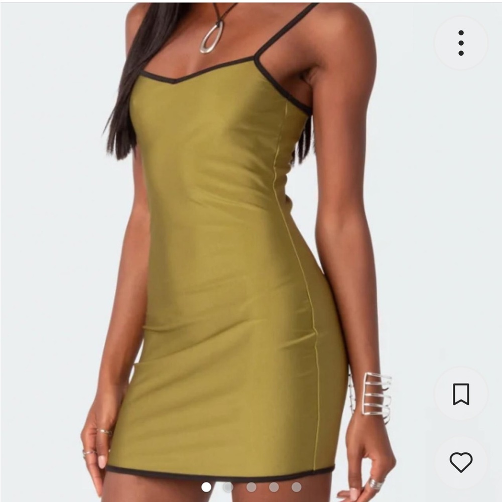 Edikted Green Bodycon Dress
